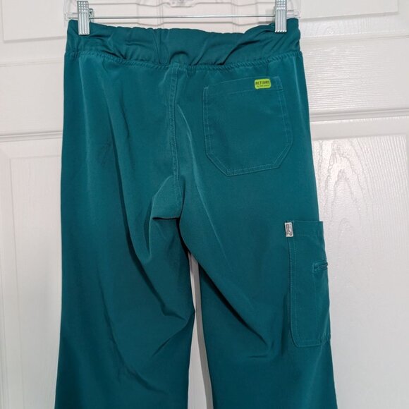 Activate Scrub Pants Womens Size XS Green 4Way Stretch Medical Nurse Tech - Picture 8 of 14